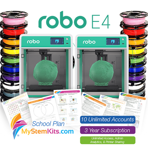 MyStemKits E4 Bundle - School Plan, 10 Teacher Licenses, Unlimited 3 Years